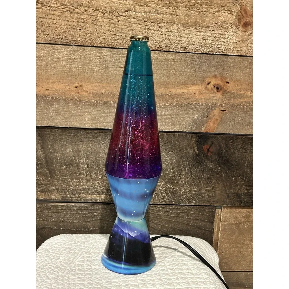 Lamp 2160‎ LVA2160 Colormax Northern Lights, 14.5-inches, Glitter with Clear